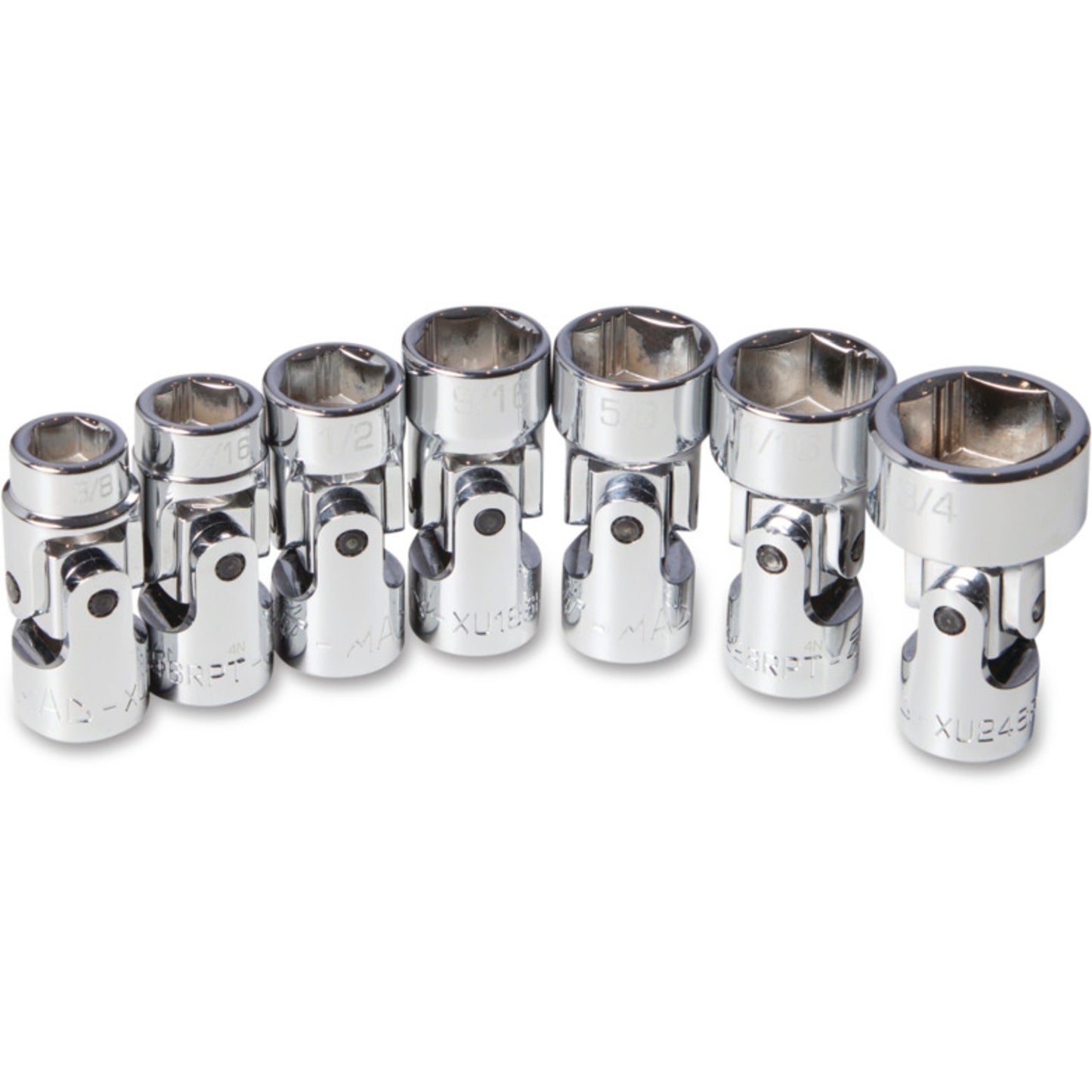 
                  
                    7-PC. 3/8" Drive SAE Universal Non-Slip Socket Set - 6-PT
                  
                