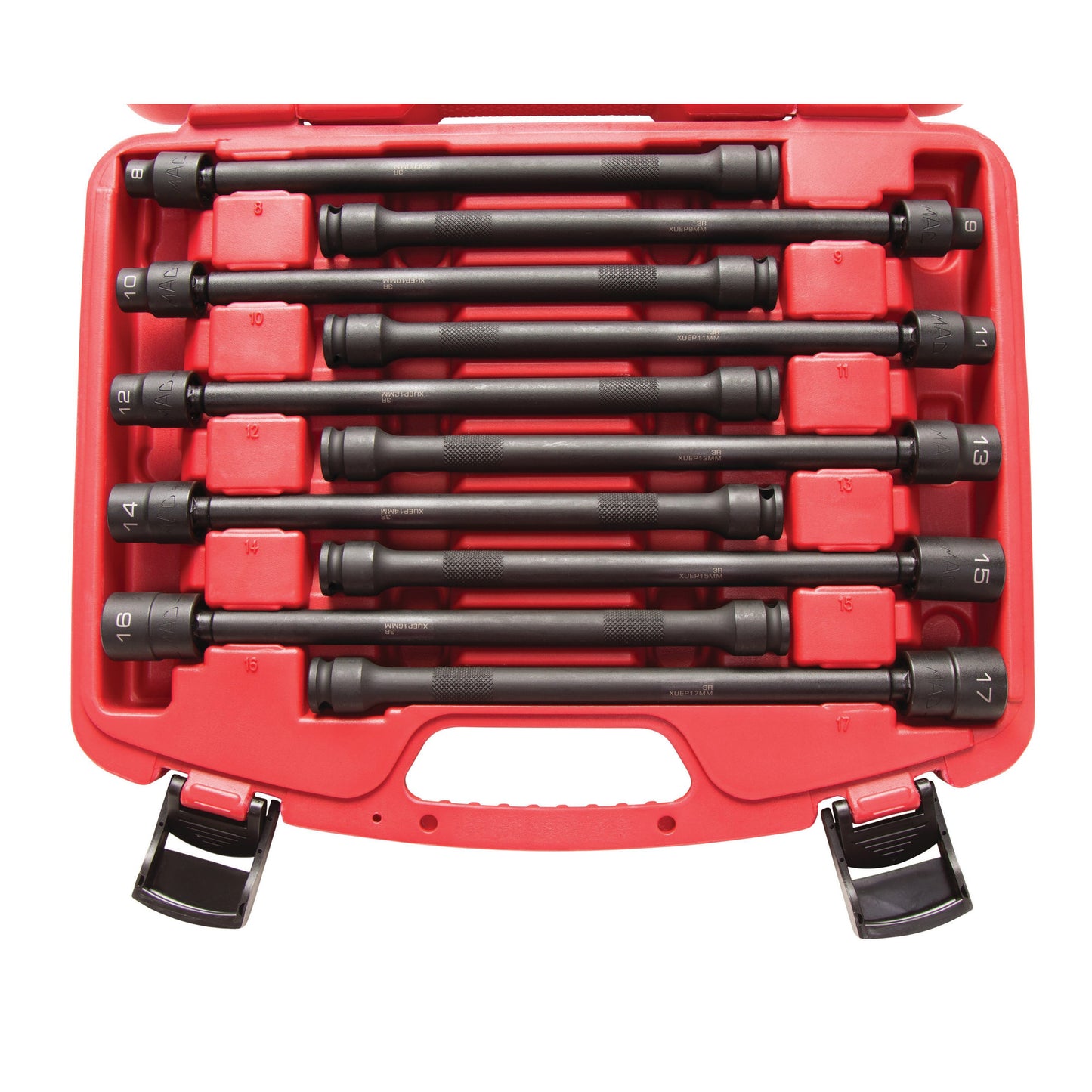 
                  
                    10-PC. 3/8" Drive Metric Universal Extension Driveline Impact Socket Set - 12-PT., SXMUEP102B
                  
                